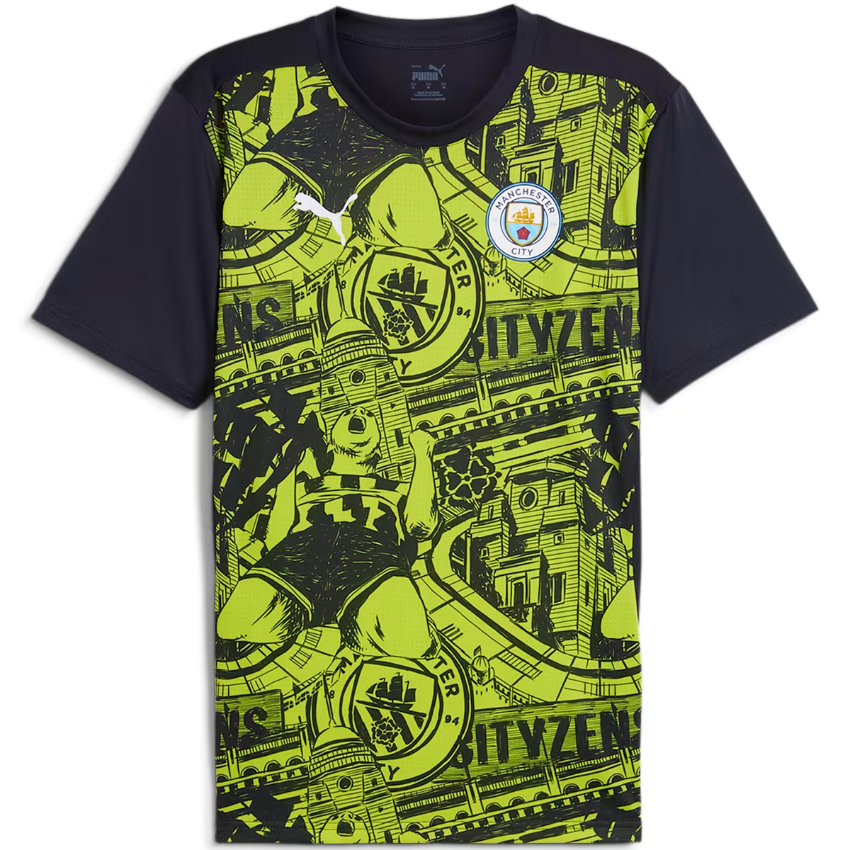 Camiseta de prepartido para hombre Puma Manchester City 2024 25 TUDN Fan Shop