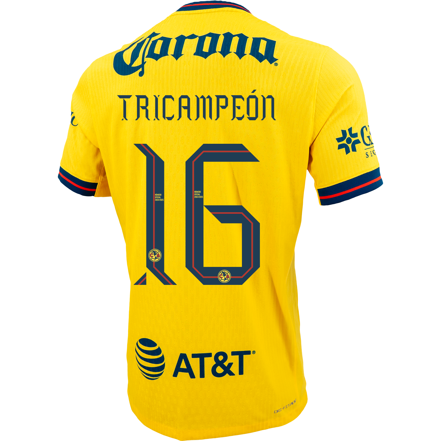 Club America 2024-25 Adult Nameset