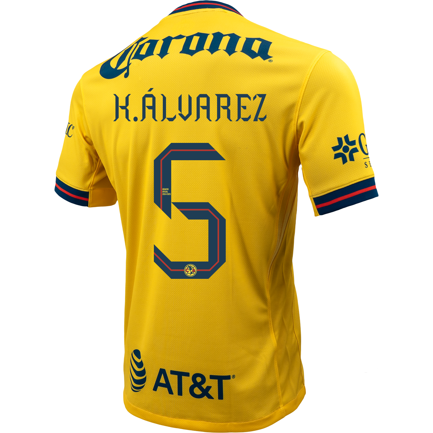 Club America 2024-25 Youth Nameset