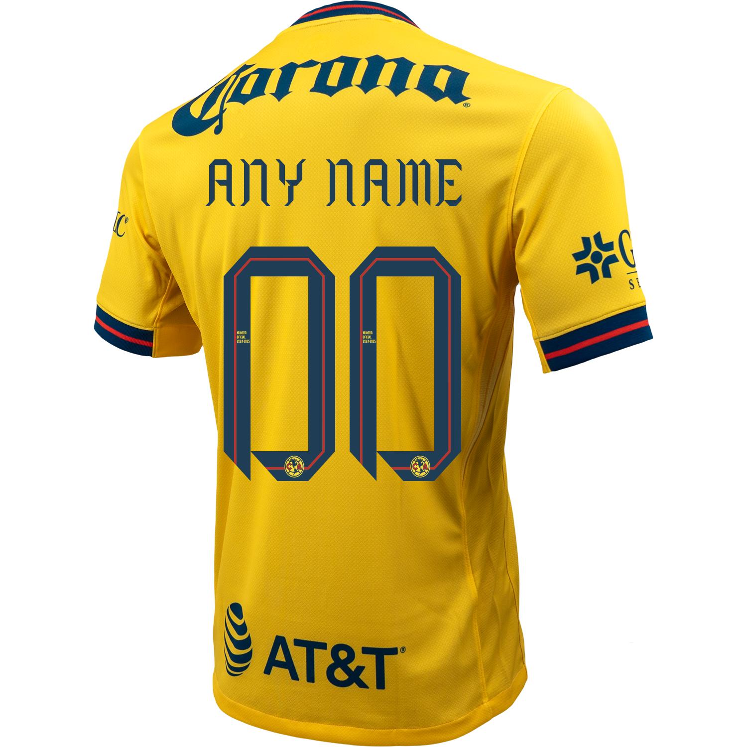 Club America 2024-25 Adult Nameset