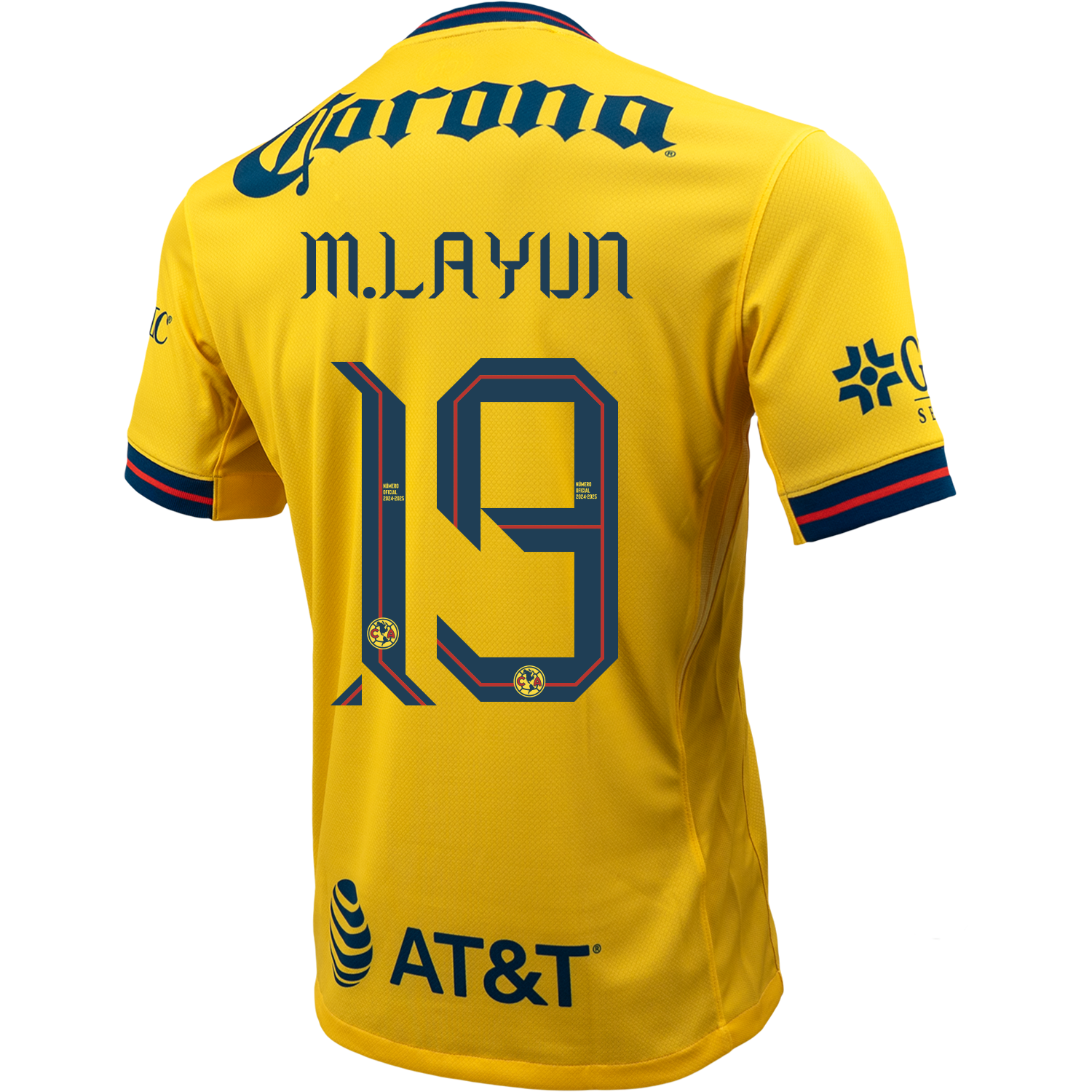 Club America 2024-25 Adult Nameset