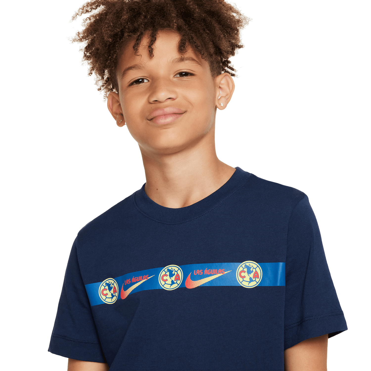 Nike Club America Youth Short Sleeve Repeat Graphic Tee