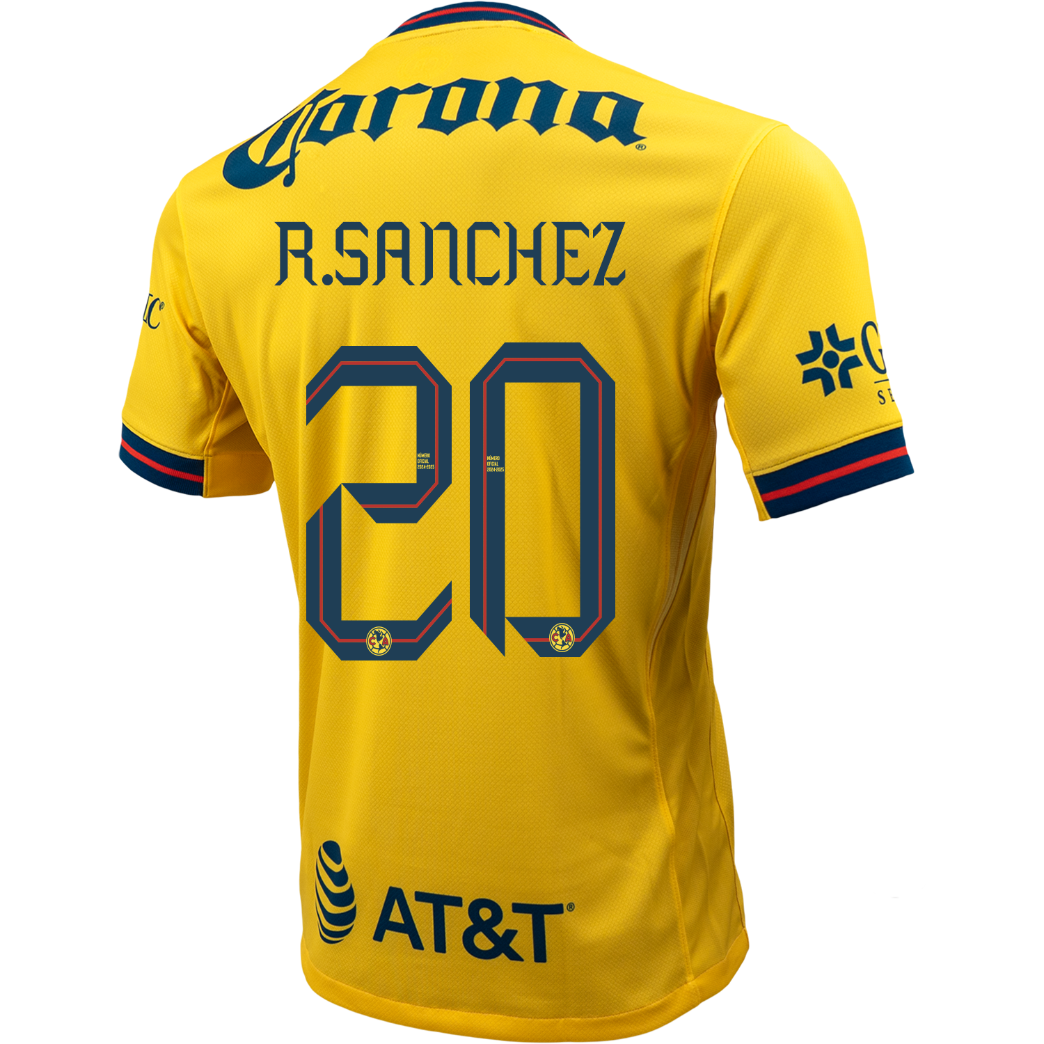 Club America 2024-25 Youth Nameset