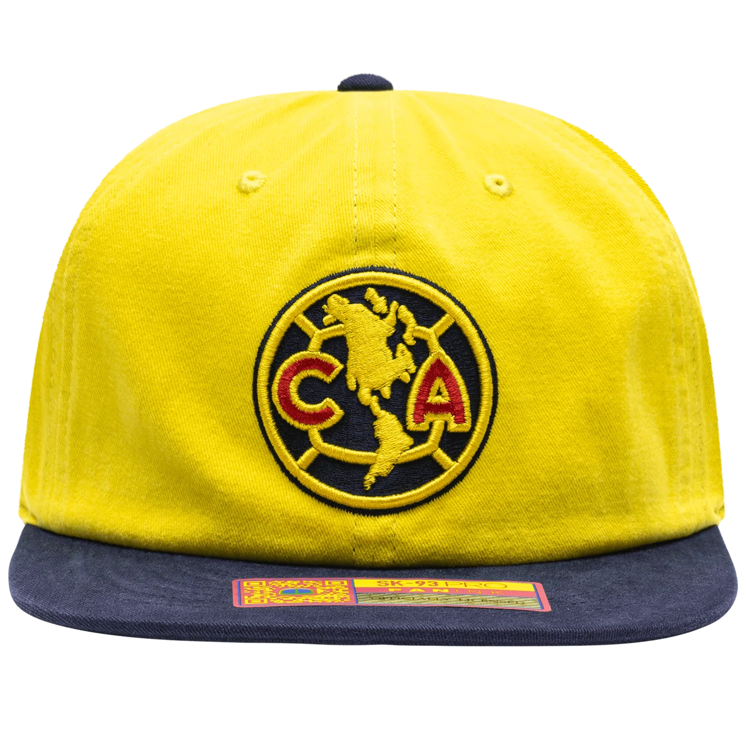 Fan Ink Club America Yellow Swingman Snapback Hat