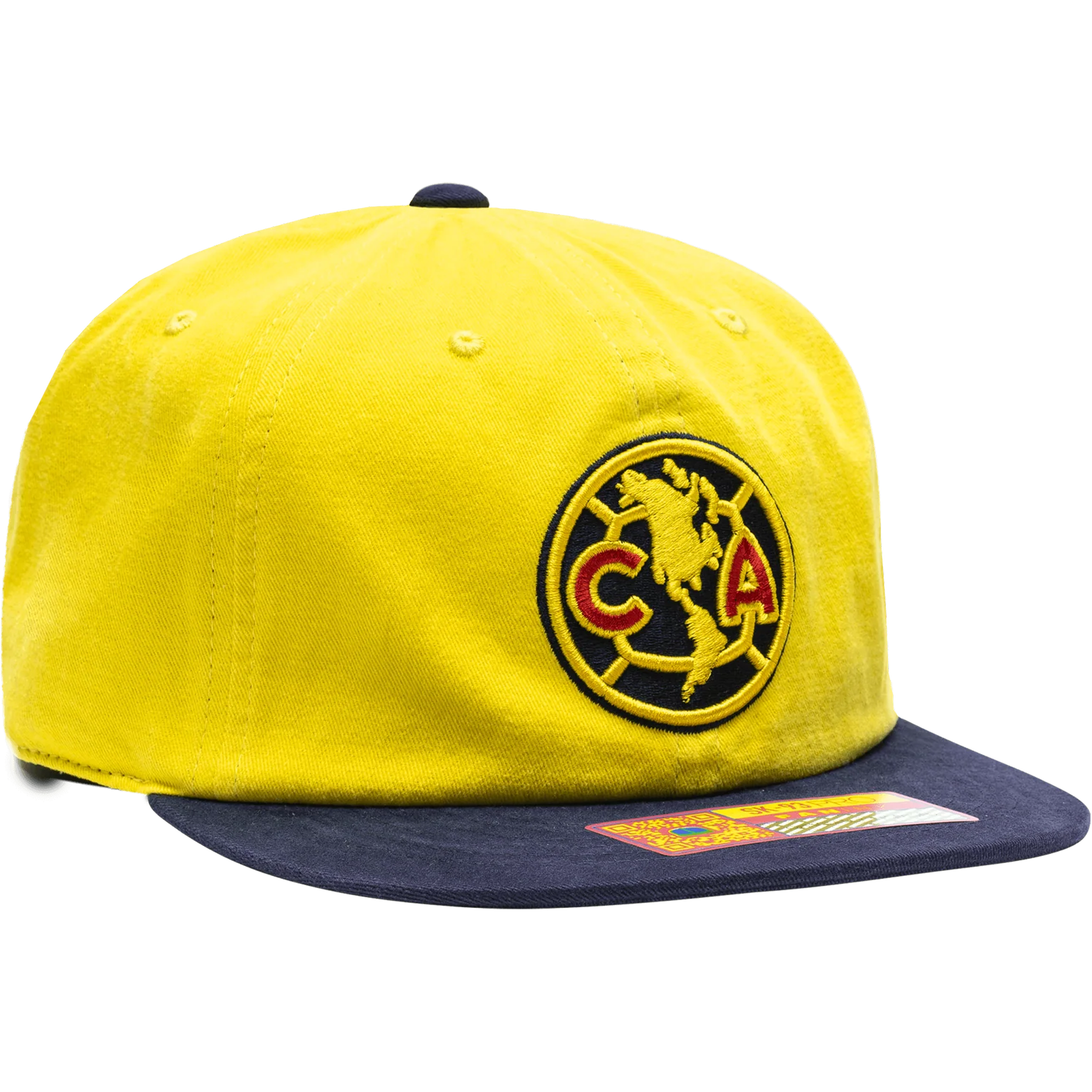 Fan Ink Club America Yellow Swingman Snapback Hat