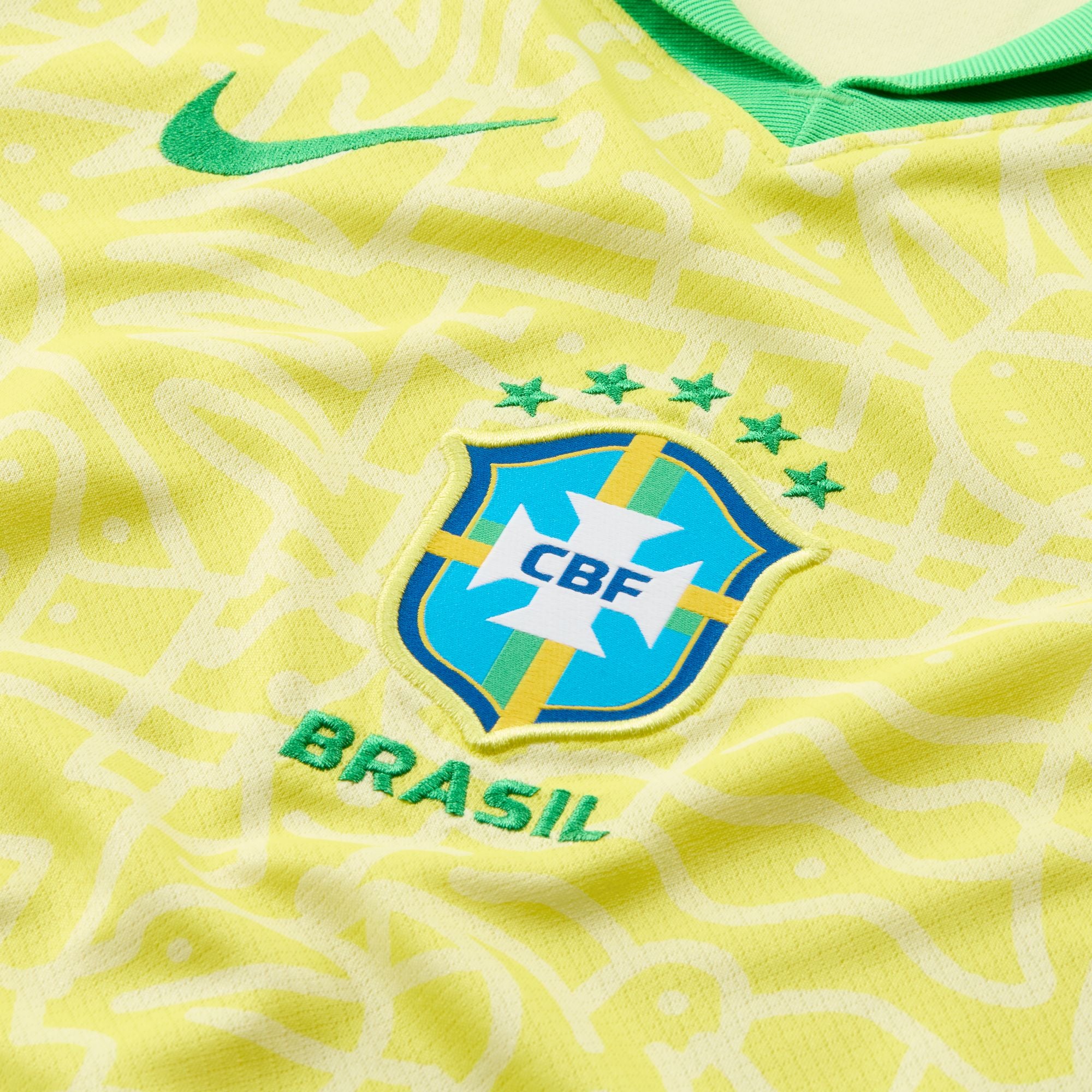 Nike Brazil 2024 Youth Home Stadium Jersey TUDN Fan Shop