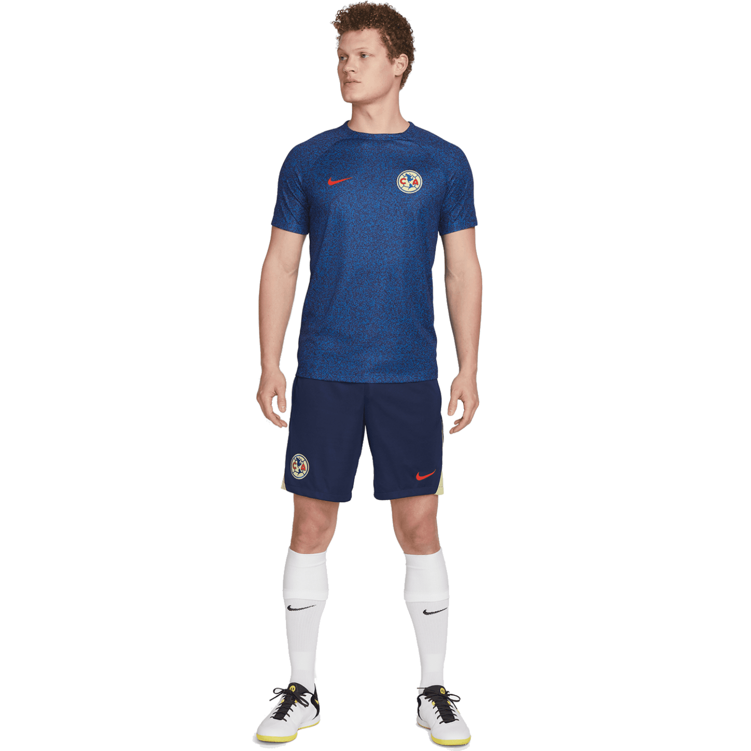 Nike Club America 2023-24 Men's Short Sleeve Academy Pro Pre-Match Top